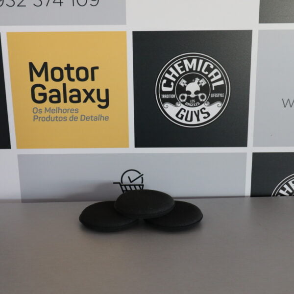 Aplicador Foam UFO Preto/Vermelho de Acabamento