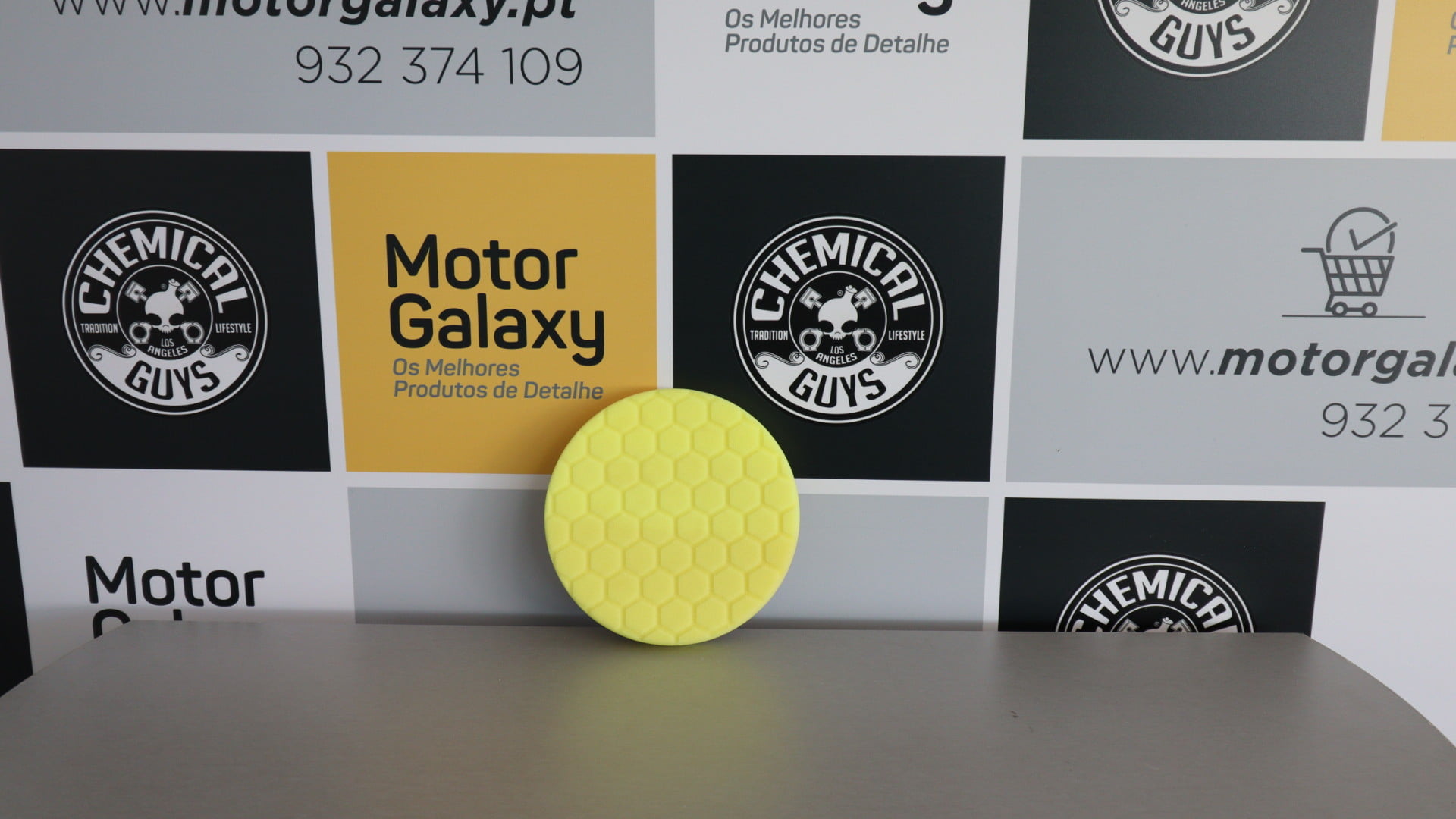 BOINA AMARELO HEX LOGIC YELLOW HEAVY CUTTING PAD Boina Amarelo Hex Logic Yellow Heavy Cutting Pad - Image 1