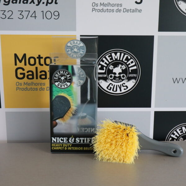 Escova Stiffy Amarela Pneus  Borrachas Carpetes