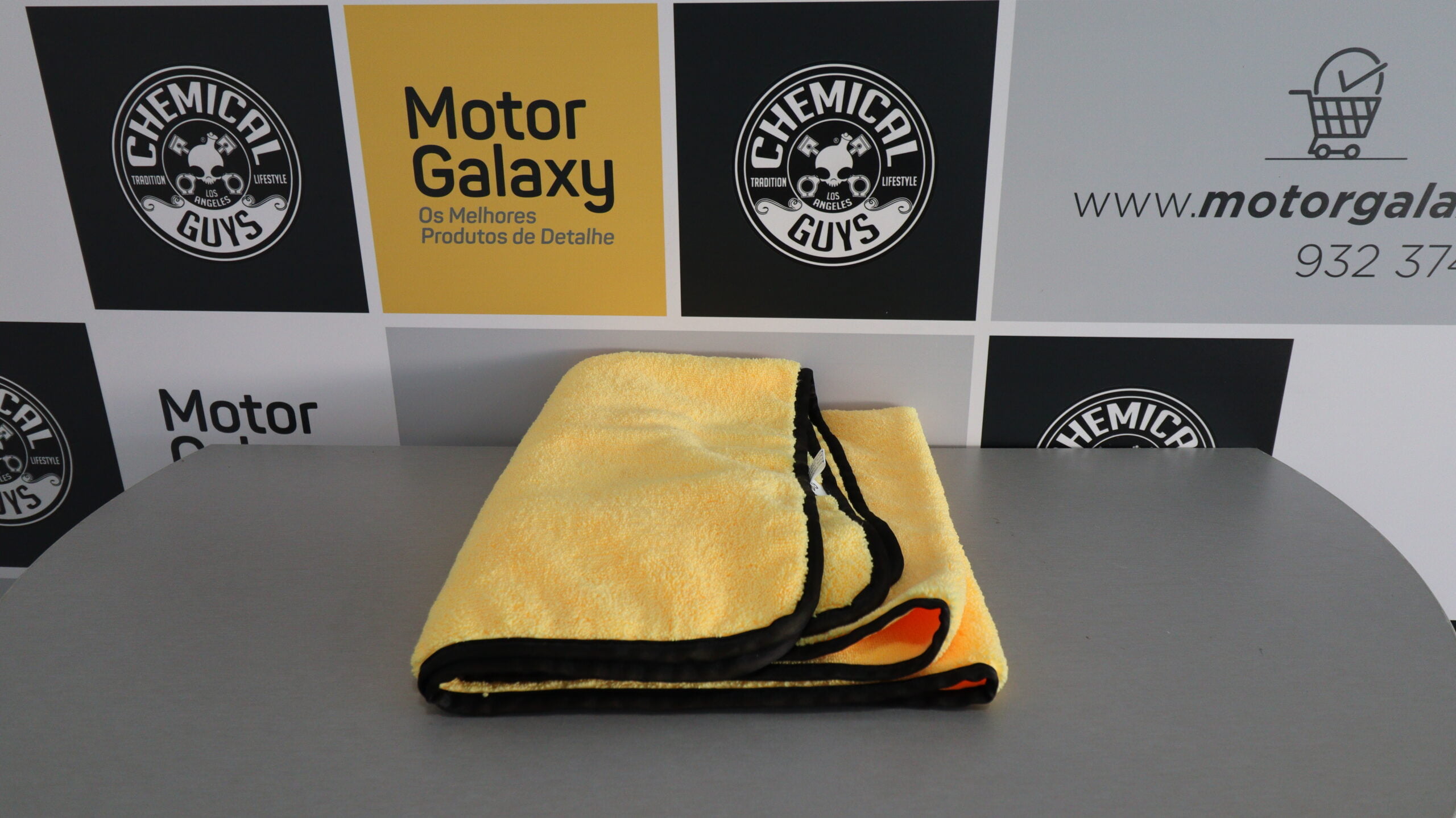 motorgalaxy.pt-CG-MIC_721, Miracle Dryer Microfiber Car Drying Towel is an extra large silk banded, extra soft, super absorbent microfi Profissional Toalha Microfibra Elite Amarela - Image 1