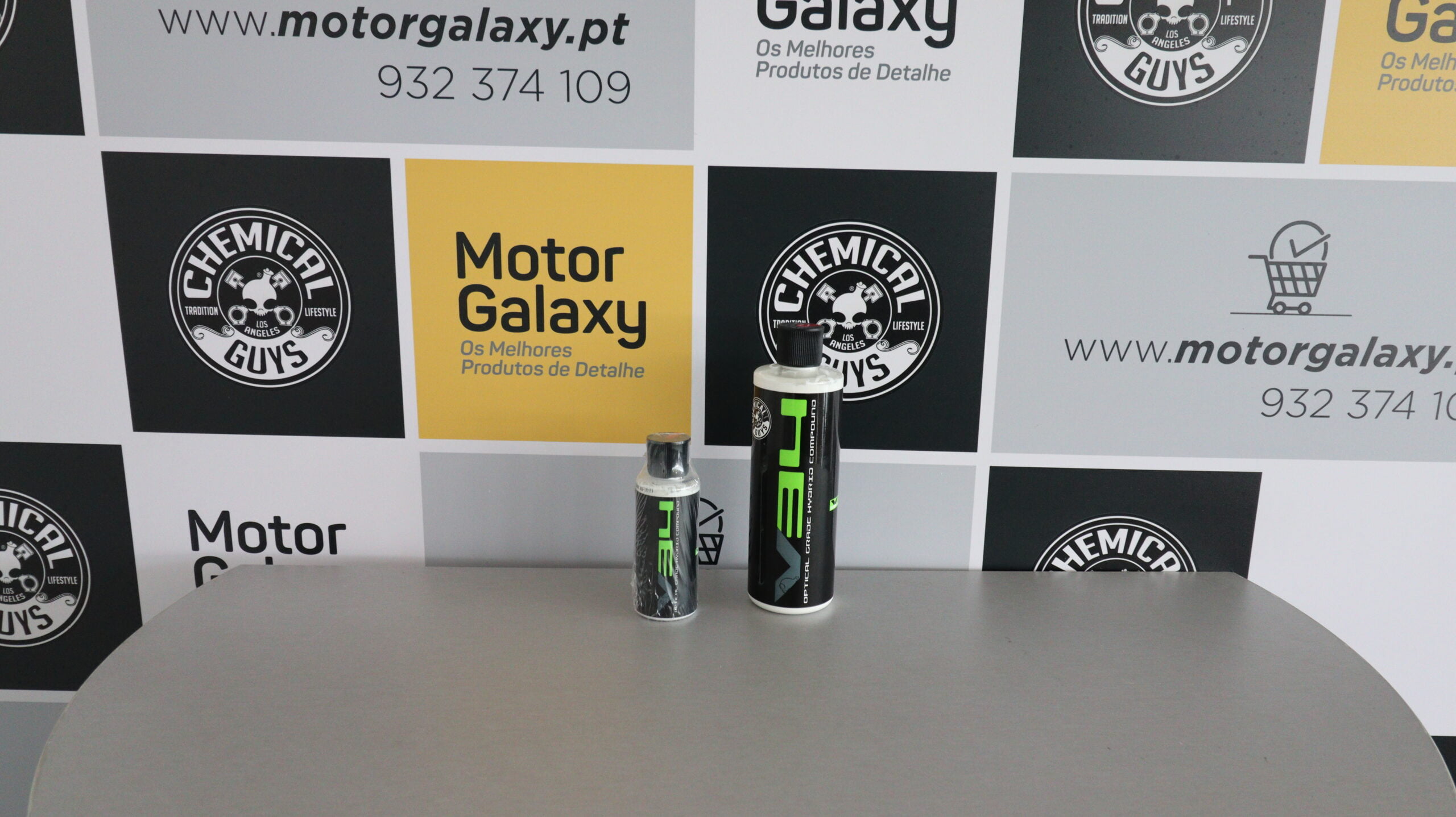 motorgalaxy.pt-ChemicalGuys-GAP_V34_04, V34 Hybrid Waterbased Compound is designed to eliminate medium to heavy paint defects and imperfections.118m duble V34 Hybrid Compound Polish - Image 1