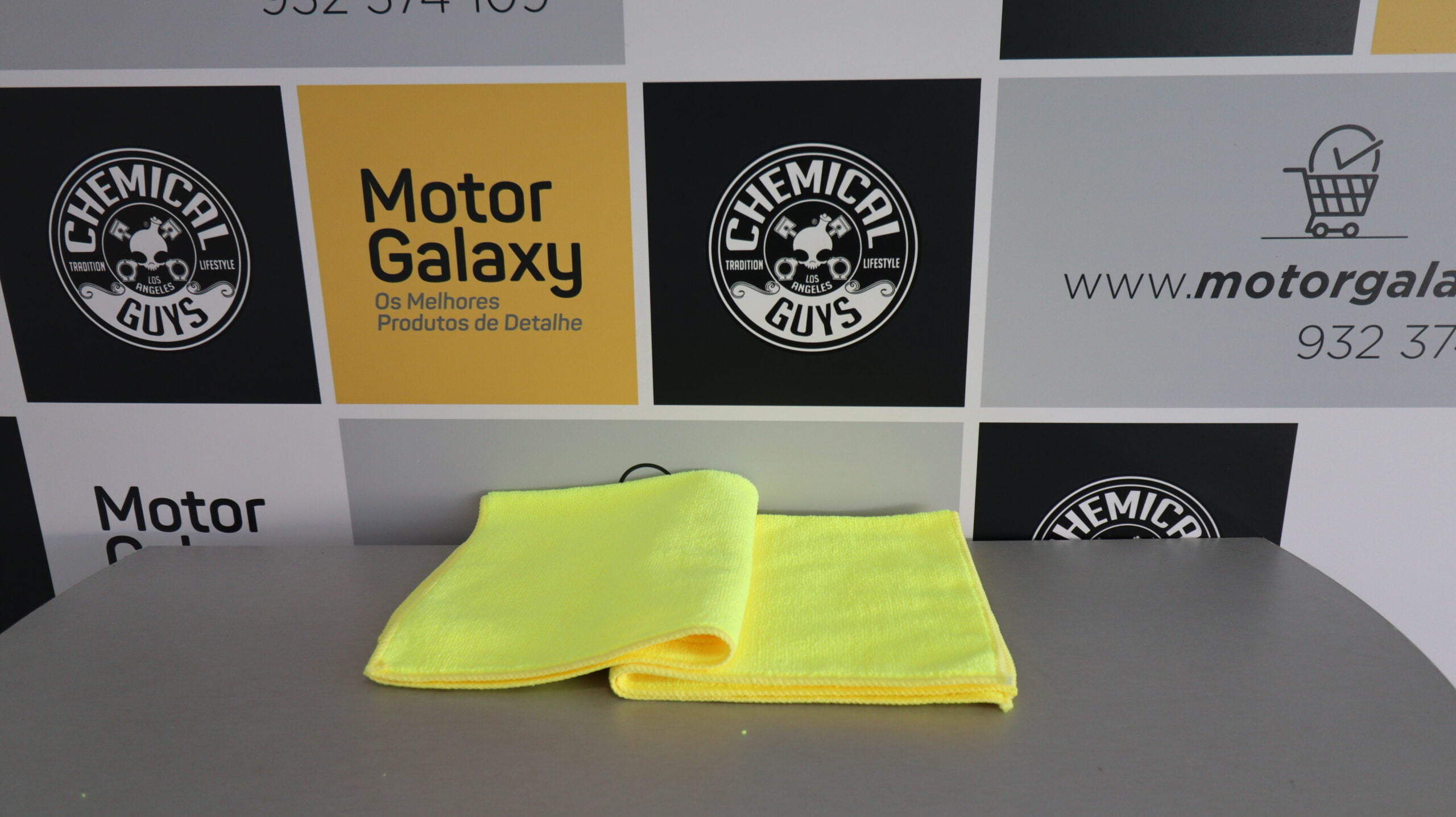 motorgalaxy.ptChemicalGuys-MIC IC354V MYELLOW_Yellow Workhorse Microfiber Towel 2 Workhorse Toalha Microfibra Amarela - Image 1