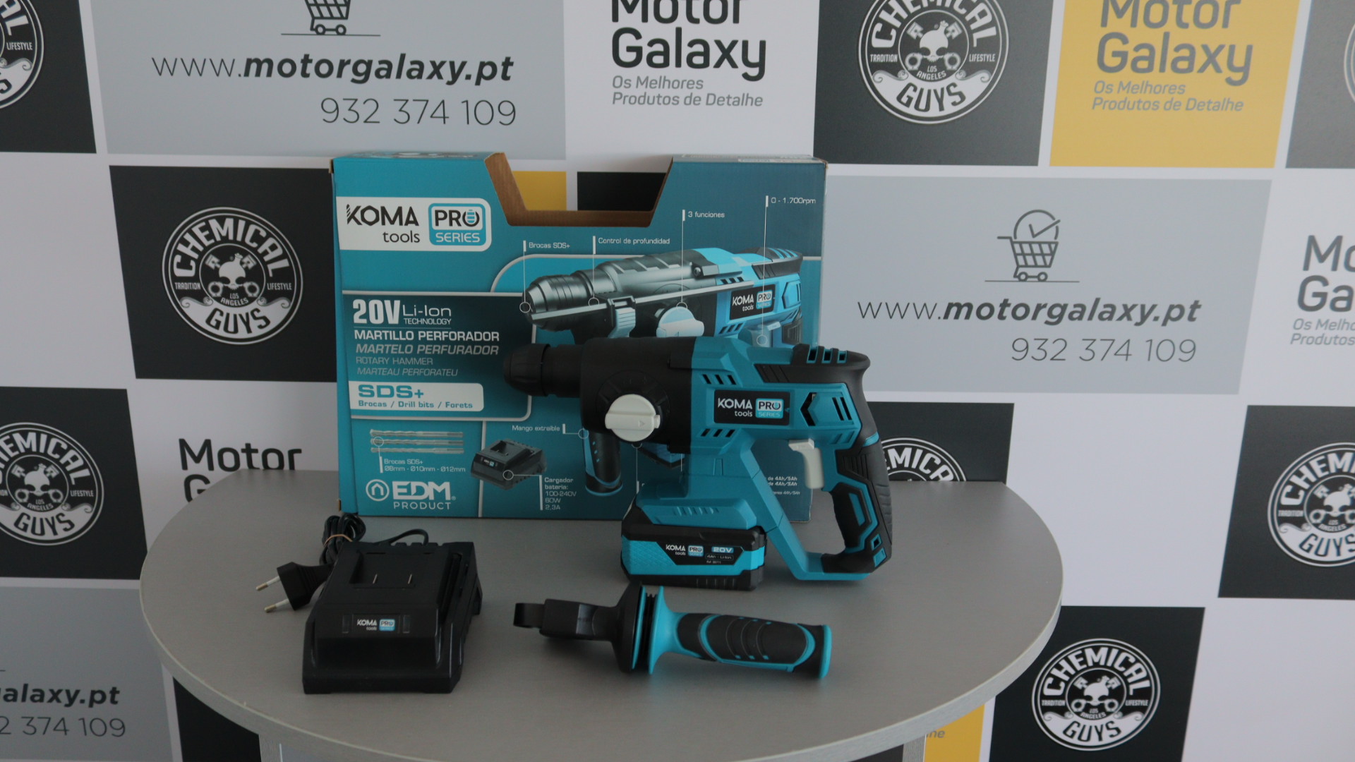 Koma Tools Kit Martelo de Percussão 20v Koma Pro Martelo Perfurador - Image 1